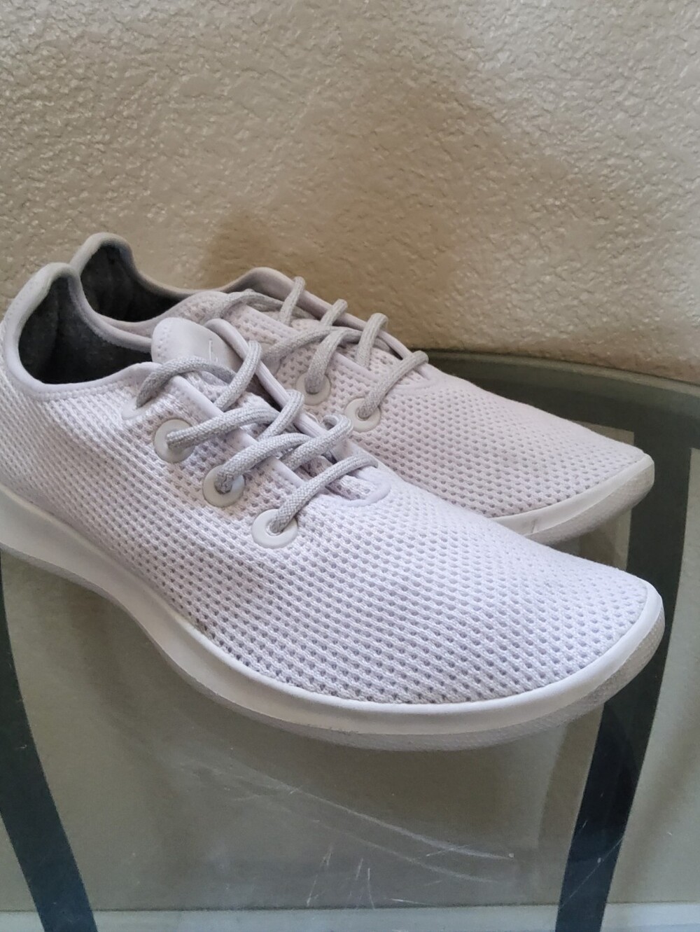 Allbirds Men's Tree Runners White Sneakers - 10 - Picture 6 of 13
